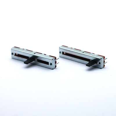 Potenciómetro de la diapositiva de Of del fabricante de China con el potenciómetro linear del potenciómetro 100k del ohmio del viaje 5k 10k del interruptor 30m m