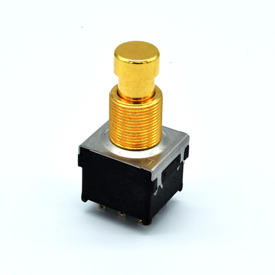 Interruptor del botón de Pin Effect Foot Switch Push del interruptor de pie del pedal del efecto de la guitarra de Of Soft Click 3PDT del fabricante 9