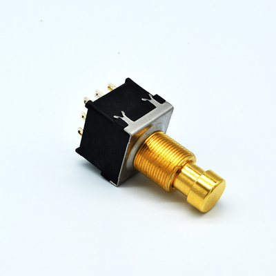 Interruptor del botón de Pin Effect Foot Switch Push del interruptor de pie del pedal del efecto de la guitarra de Of Soft Click 3PDT del fabricante 9