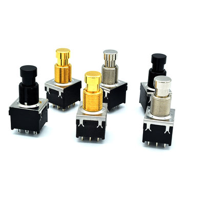 Interruptor del botón de Pin Effect Foot Switch Push del interruptor de pie del pedal del efecto de la guitarra de Of Soft Click 3PDT del fabricante 9
