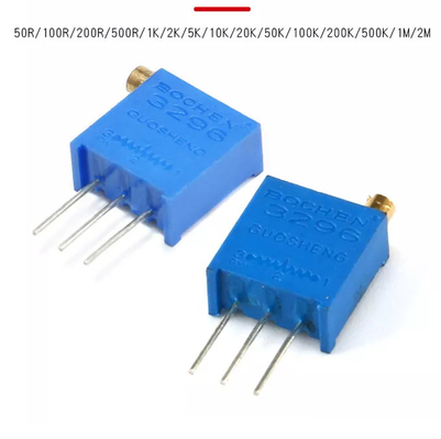 ohmio ROHS 3296W-10R del condensador de ajuste 1k de los potenciómetros 102 del condensador de ajuste 1k
