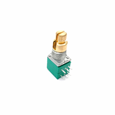 Potenciómetro rotatorio 15m m B10k del ODM con el interruptor para los productos electrónicos