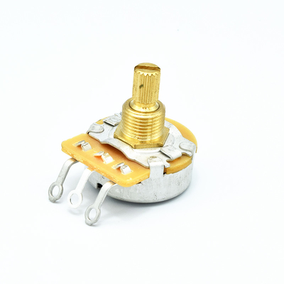 Potenciómetro blanco de los potes 0.125w B100k de la guitarra eléctrica 10000ohm