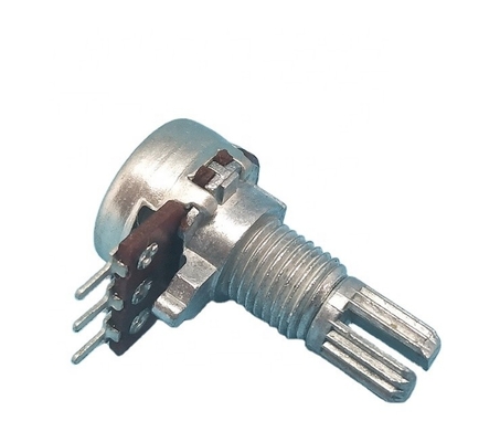 amplificador audio del pote de la forma cónica del Pin 500k del potenciómetro 3 de 12m m A10k