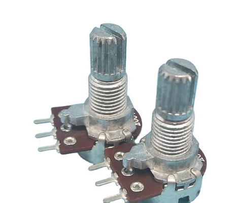 amplificador audio del pote de la forma cónica del Pin 500k del potenciómetro 3 de 12m m A10k