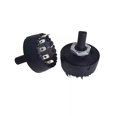 Fan continua del interruptor rotatorio de la manera del interruptor rotatorio 6A 1 poste 12 del Juicer 29m m