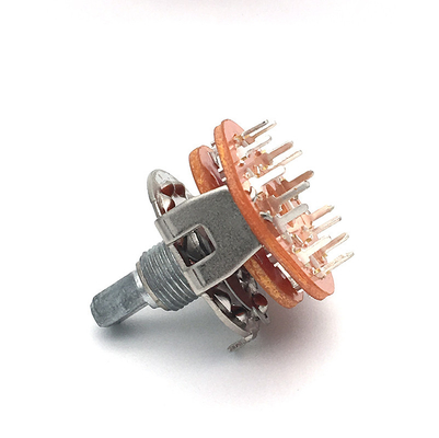 Presidentes continuos multi del interruptor rotatorio del lazo 2p4t Mini Rotary 500ohm