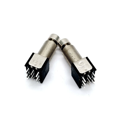 CA 6A 9 Pin Footswitch de la guitarra 125V del pedal del pie del CE 17.1m m