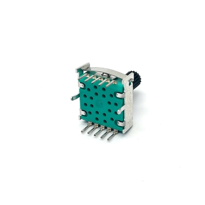 solo poste potenciómetro del registro del interruptor rotatorio 0.3A 100k del tiro del triple de 17m m