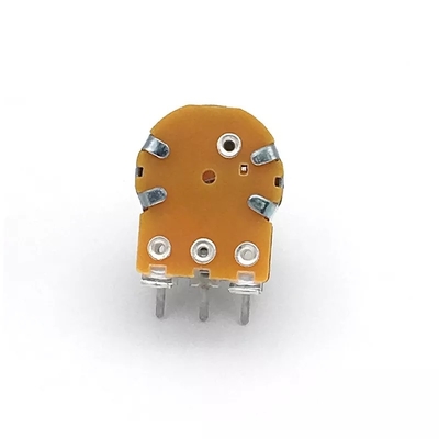 Potenciómetro de 5k con interruptor cónico de audio de doble banda de 15 mm