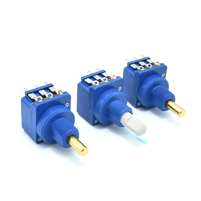 tipo potenciómetro del control de volumen 10A con el interruptor 17m m del empuje