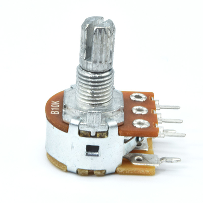 Potenciómetro 500k del interruptor rotatorio de la tira con el interruptor usado por el Walkietalkie