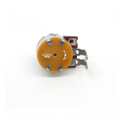 interruptor rotatorio continuo dual 0.5A del potenciómetro de 25ohm B100k