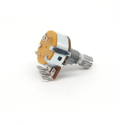 interruptor rotatorio continuo dual 0.5A del potenciómetro de 25ohm B100k