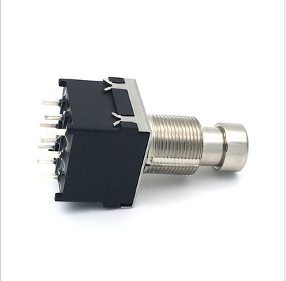 SF17 10000 completa un ciclo 2pdt el interruptor 9 Pin Push Button Foot 100ohm