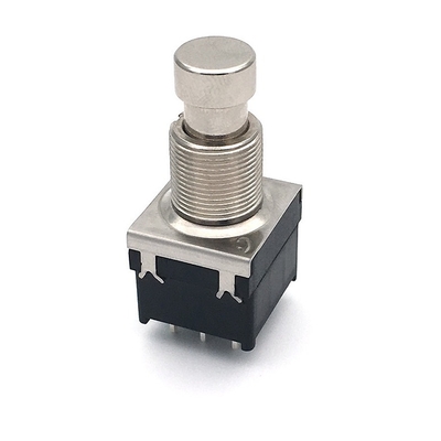 SF17 10000 completa un ciclo 2pdt el interruptor 9 Pin Push Button Foot 100ohm