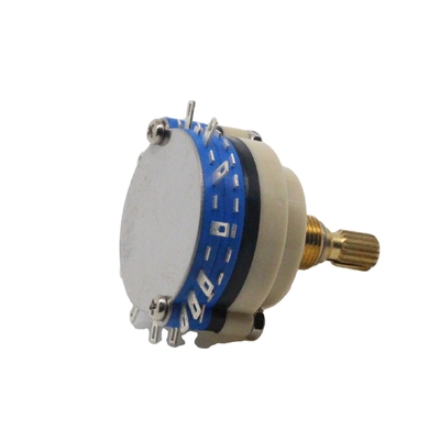 Interruptor giratorio continuo de alta precisión 100ohm Interruptor giratorio multipolar