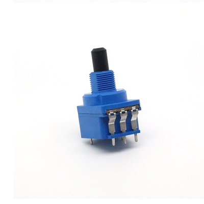 Pote de vaivén conductor del control de volumen del potenciómetro 10k 250VAC Dpdt