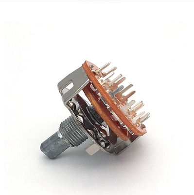 Posición continua del interruptor de selector del interruptor rotatorio 100ohm 4 poste de DC500V 2