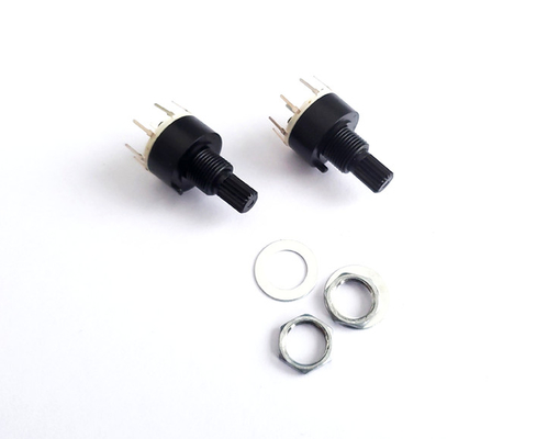 16m m plástico interruptor rotatorio solo poste 0.3A Heater Refrigerator de 8 posiciones