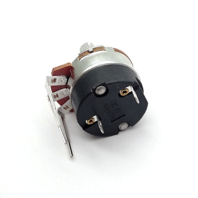 ajuste rotatorio del potenciómetro ROHS Bass Treble Pot Top Finger del interruptor de 24m m