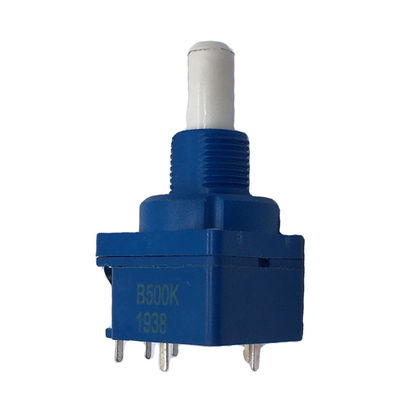Control de velocidad plástico del potenciómetro del interruptor rotatorio 10000ohm DC 500V