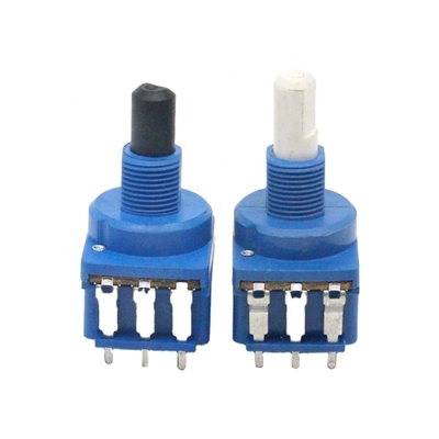 Control de velocidad plástico del potenciómetro del interruptor rotatorio 10000ohm DC 500V