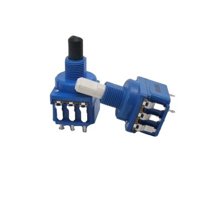 Control de velocidad plástico del potenciómetro del interruptor rotatorio 10000ohm DC 500V