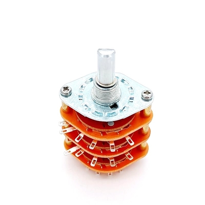 Diámetro 29m m interruptor rotatorio 0.3A de 12 posiciones