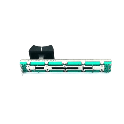 Palanca de Metal personalizada, película de carbono, lineal, 60mm, 10K, potenciómetro deslizante lineal, utilizado para consola de sonido, auriculares y micrófono