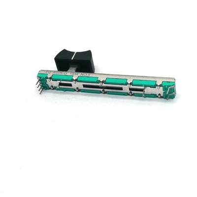 Palanca de Metal personalizada, película de carbono, lineal, 60mm, 10K, potenciómetro deslizante lineal, utilizado para consola de sonido, auriculares y micrófono