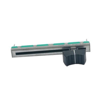 Palanca de Metal personalizada, película de carbono, lineal, 60mm, 10K, potenciómetro deslizante lineal, utilizado para consola de sonido, auriculares y micrófono