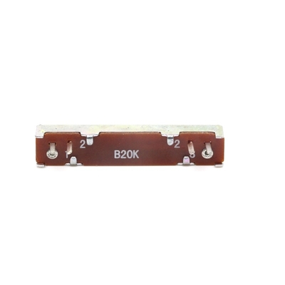 Micrófono del atenuador 20m m de AC300V pequeño del potenciómetro linear de la diapositiva 5k