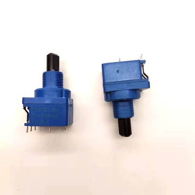 Un interruptor más oscuro B500K 10A del potenciómetro del interruptor rotatorio de la película de carbono 16m m