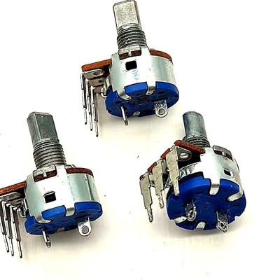 Potenciómetro A10k 3 Pin Speaker Soundbox del interruptor rotatorio del diámetro 16m m