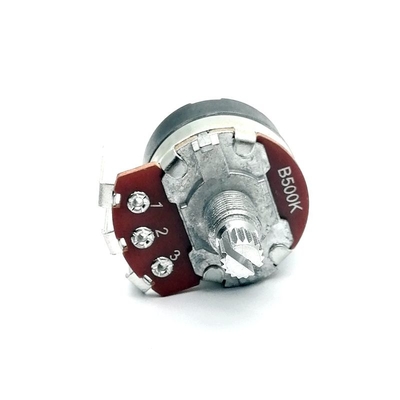 Potenciómetro del PWB B500k de la posición de la película de carbono 3dB 3 con el interruptor