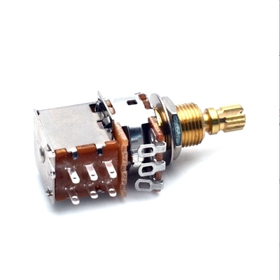 guitarra eléctrica de vaivén del potenciómetro DPDT de 16m m para Bass Guitar eléctrico